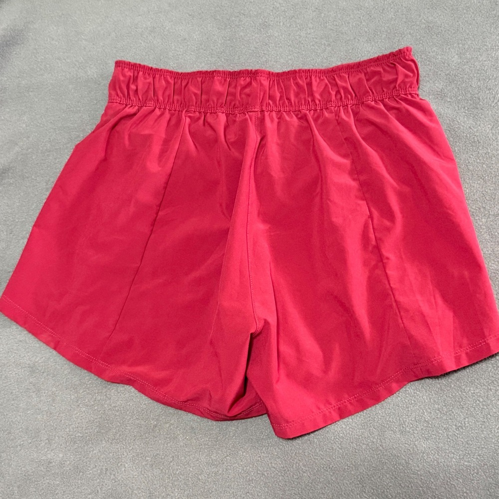 Nike Dark Red And Black Athletic Sporty Running Workout Shorts Size Small - Picture 2 of 5